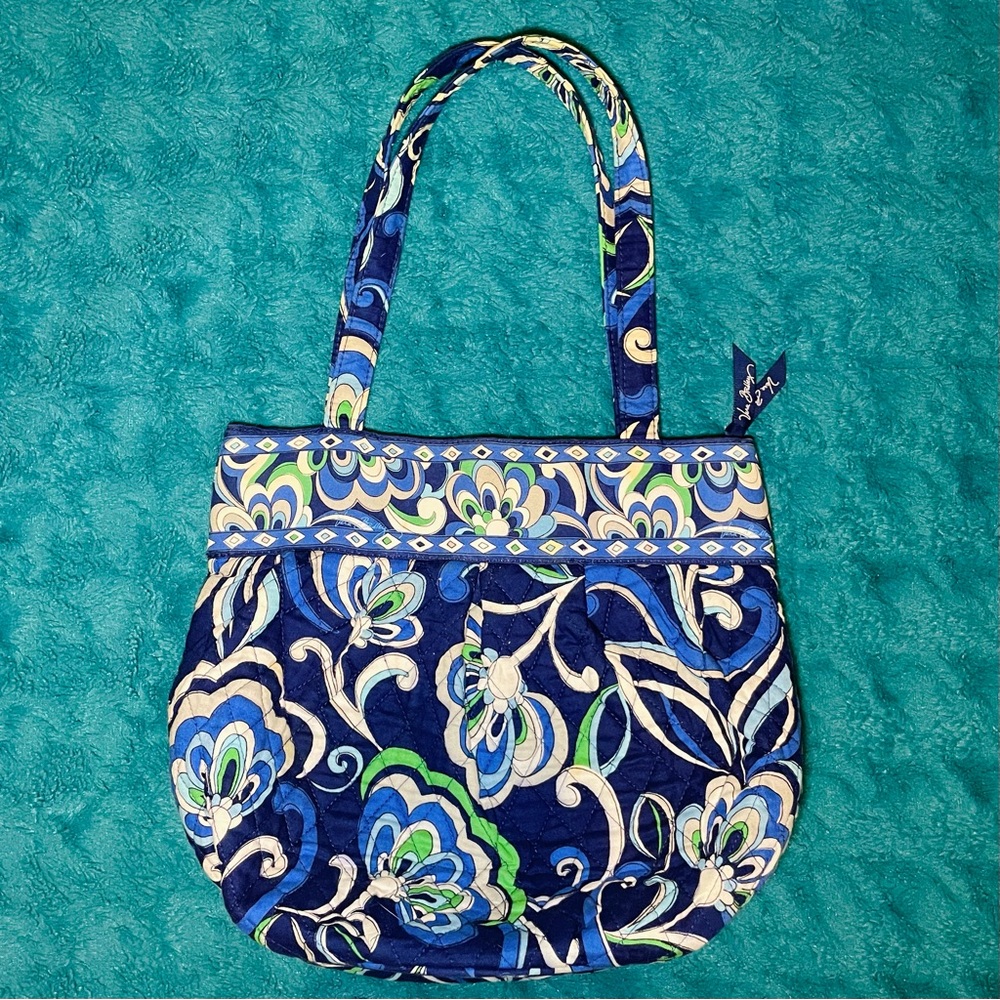 VERA BRADLEY Mediterranean Blue Medium Shoulderbag